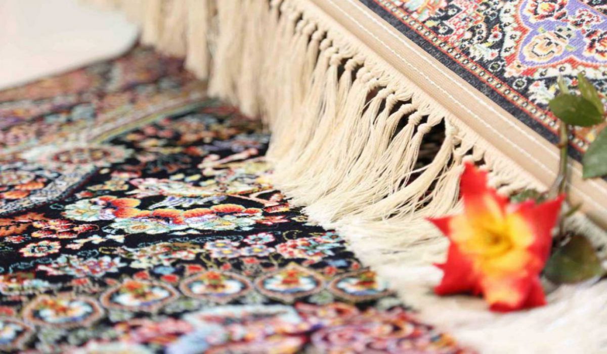 زرد شدن ریشه فرش - الو قالیشویی