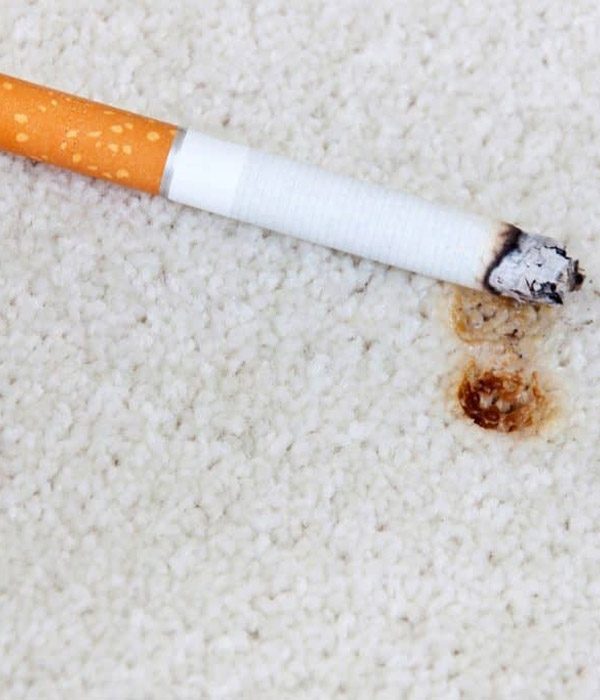 از بین بردن جای سوختگی سیگار - الو قالیشویی
